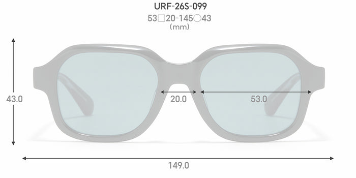 Dimensions Front