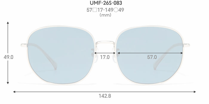 Dimensions Front