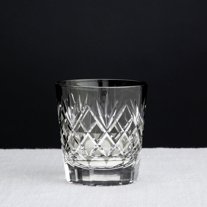 Shimizu Glass Yarai Sasa Rocks Glass in Gray