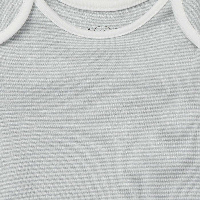 Short Sleeve Bodysuit - Blue Stripe