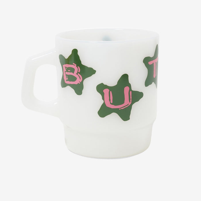 Stars Milk Glass