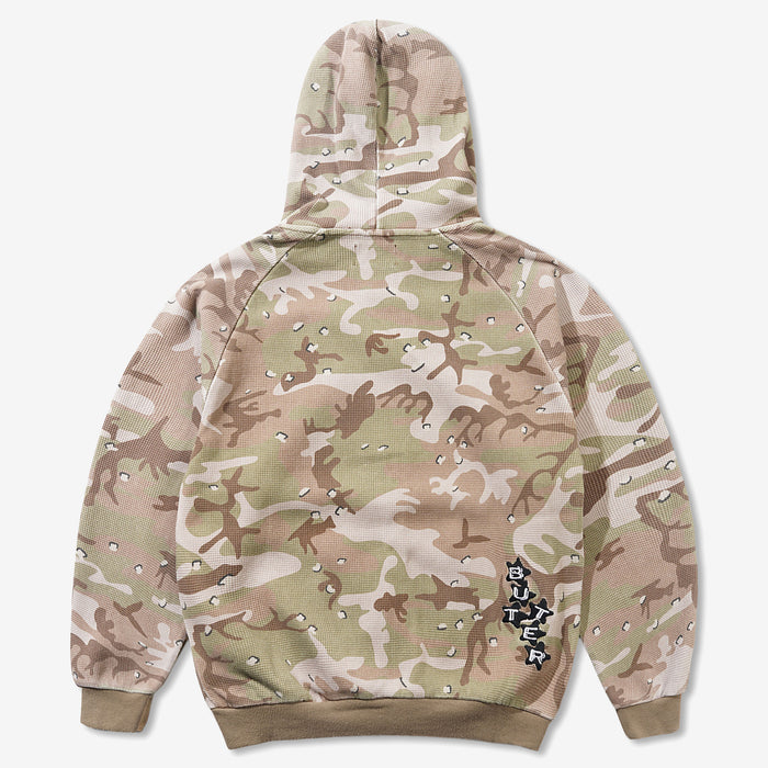 Stars Waffle Zip-Thru Hood