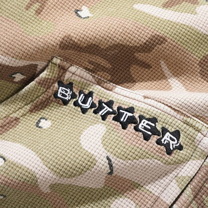Stars Waffle Zip-Thru Hood