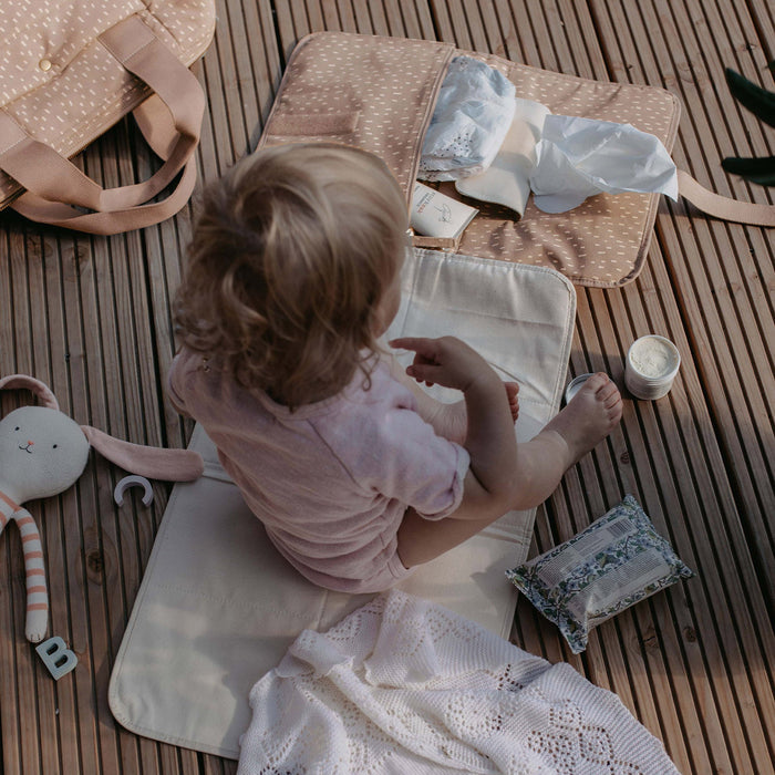 Storksak Baby Diaper Station - Sand
