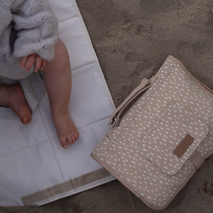 Storksak Baby Diaper Station - Sand