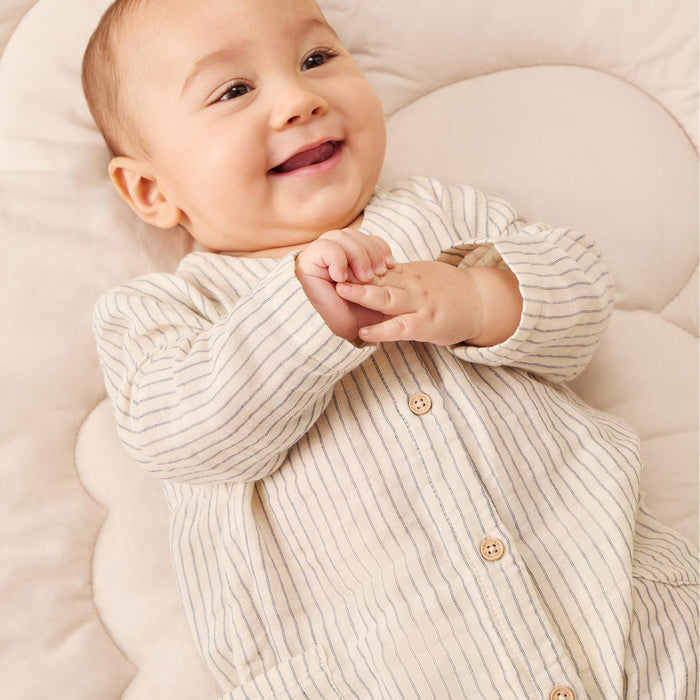 Striped Muslin Romper