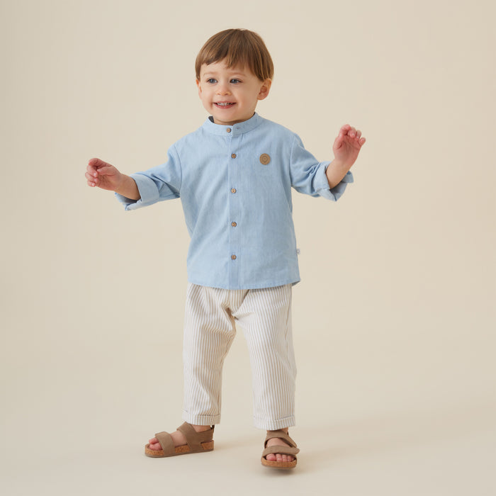Striped Organic Cotton Pants