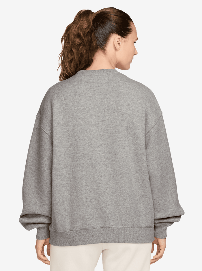 Studio Fleece Oversized Embossed Crew