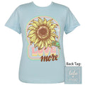Sunflower Love More - Heather Ice Blue SS - LM69