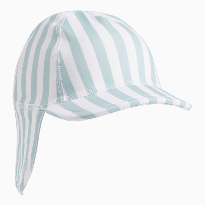 Surf Stripe One Piece Rashguard & Hat