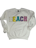SW-6723 Beach-White Sweatshirt