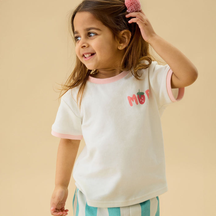 Sweet Strawberry  Oversized Tee