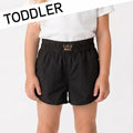 TD-SH-1000- BLACK TODDLER SOLID SHORT