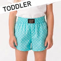 TD-SH-1010 Aqua Mini Polka Dot TODDLER SHORT
