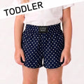 TD-SH-1010 Navy Mini Polka Dot TODDLER SHORT