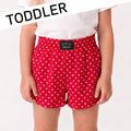 TD-SH-1010 Red Mini Polka Dot TODDLER SHORT