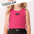 TD-TK-1000 HOT PINK TODDLER SOLID TANK