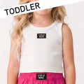 TD-TK-1000 WHITE TODDLER SOLID TANK