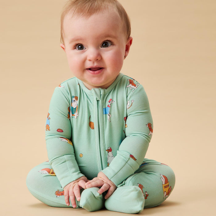 Top Dog Clever Zip Baby Pajamas