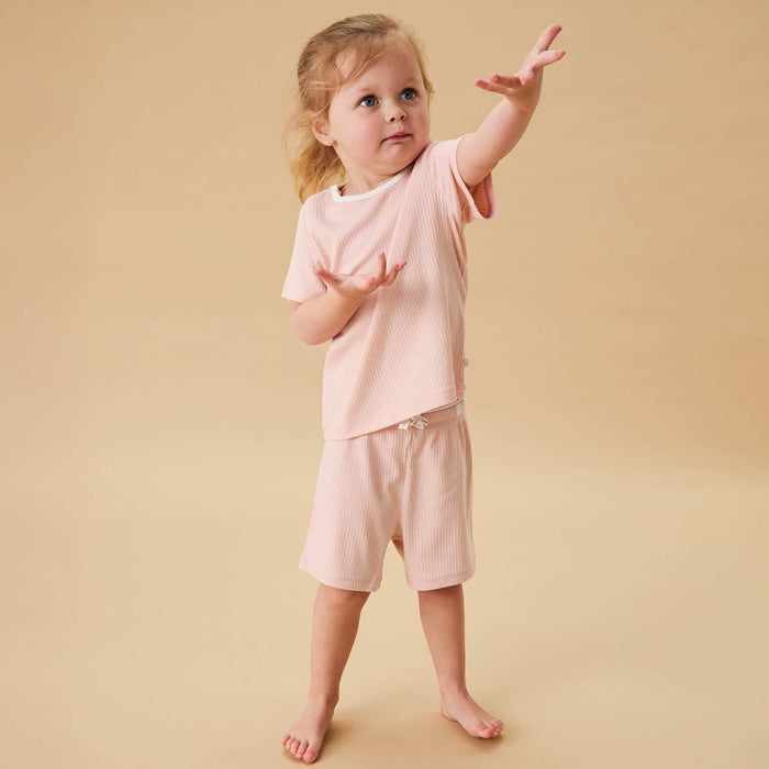 Turtles Ribbed & Ribbed Summer Pajamas Set 2 Pack