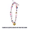TW-1002 SCARF NECKLACE WITH CHARM