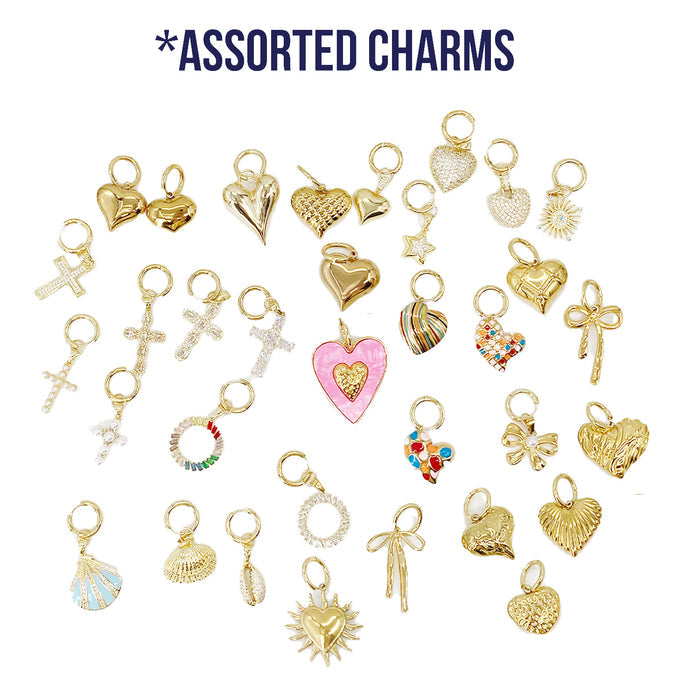 TW-1002 SCARF NECKLACE WITH CHARM
