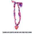 TW-1008 SCARF NECKLACE WITH CHARM