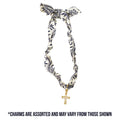 TW-1015 SCARF NECKLACE WITH CHARM
