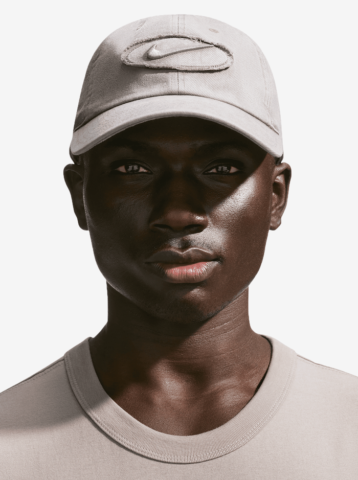 Unstructured Denim Patch Cap