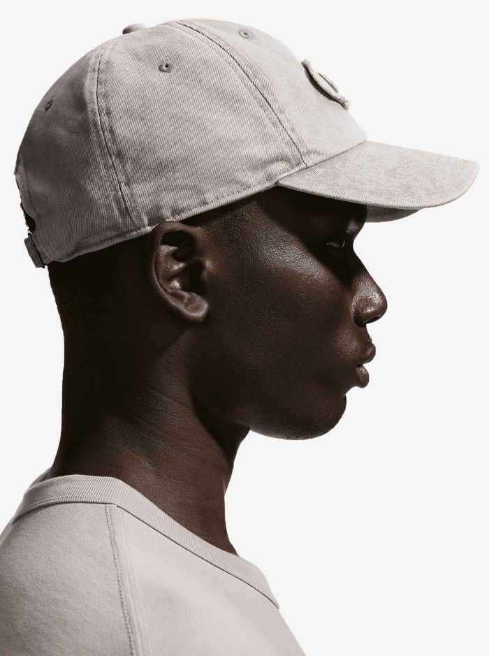 Unstructured Denim Patch Cap
