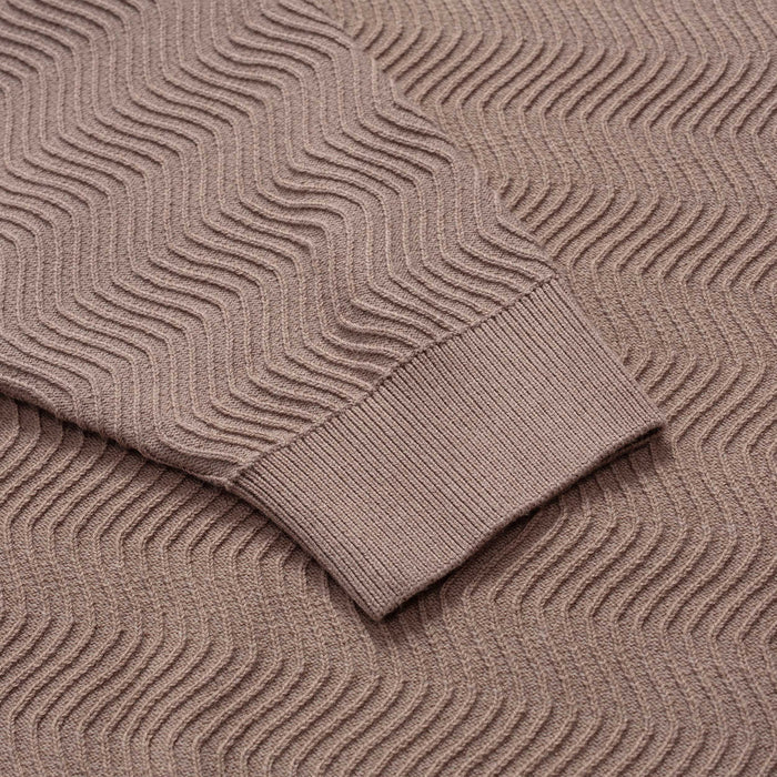 Wave Cable Knit | DIMEFA248TAN